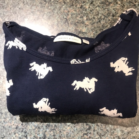 Cabbages & Roses size Small t shirt - Picture 9 of 9